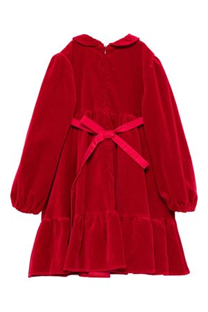 abito in velluto rosso LA STUPENDERIA KIDS | 1CCAB28V85.